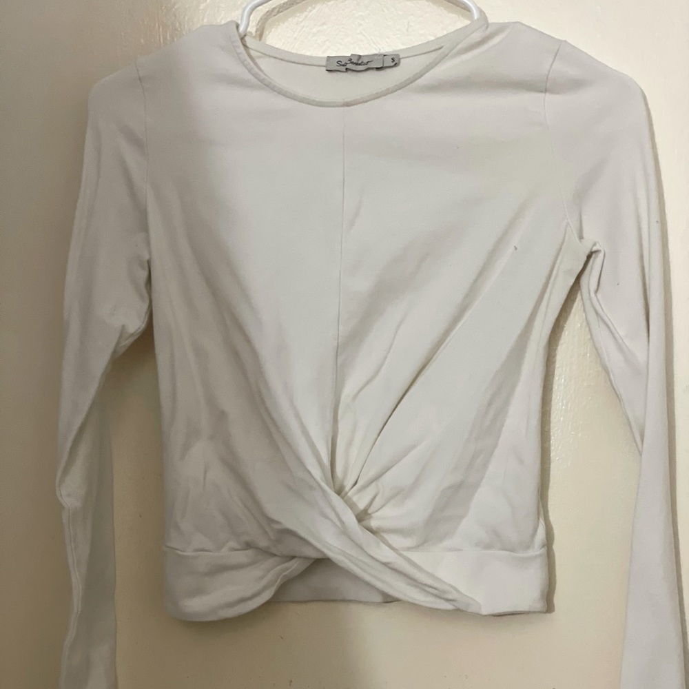 Suite Benedict Twist Front Crop Top